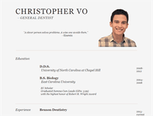 Tablet Screenshot of chrisvodds.com